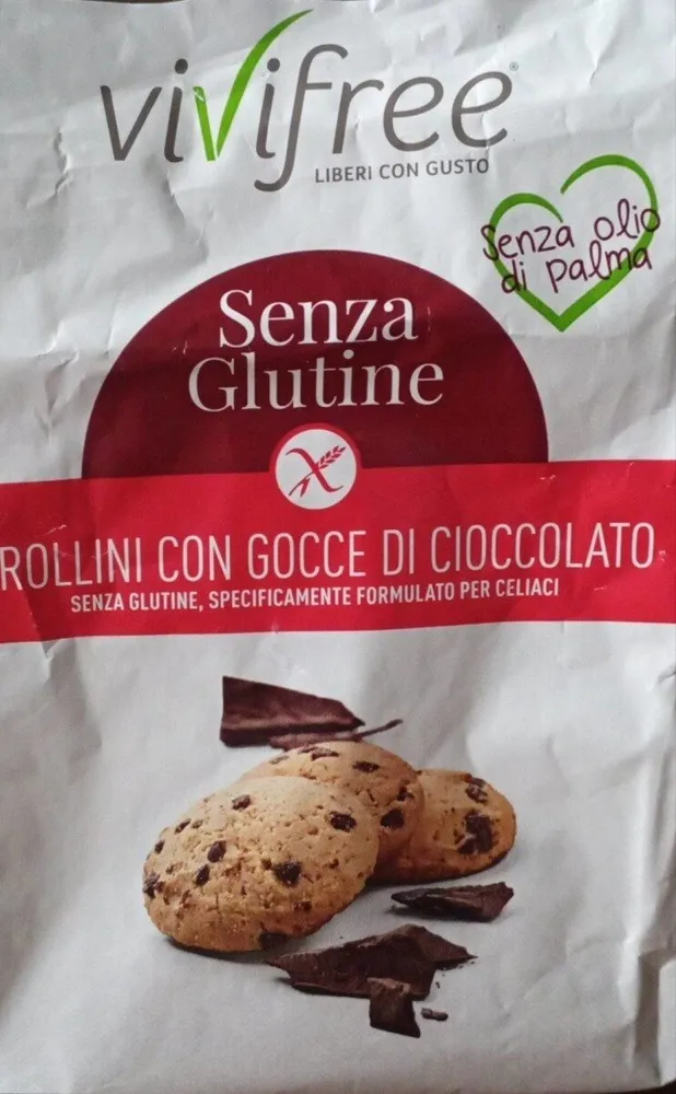 Frollini con gocce di cioccolato