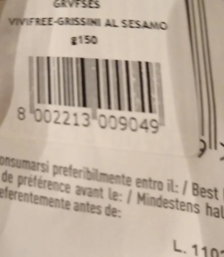 Grissini bianchi senza glutine