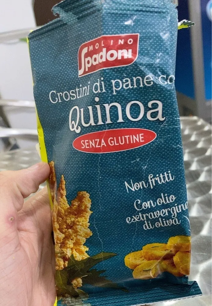 Crostini di pane con quinoa