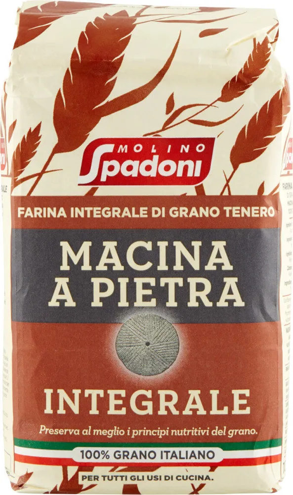 Farina intergrale di grano tenero macina a pietra integrale