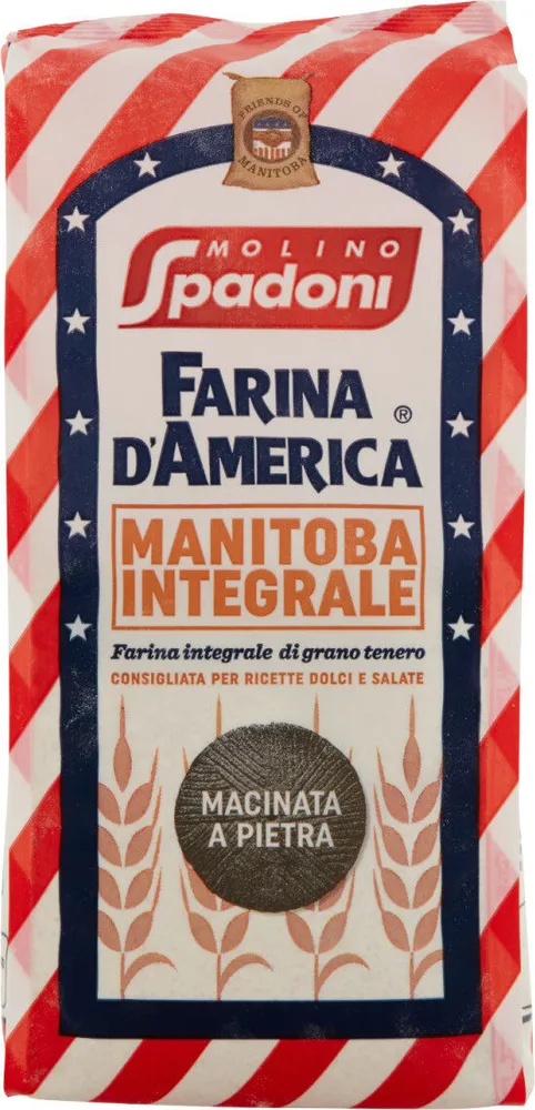 Farina d'america manitoba integrale macinata a pietra