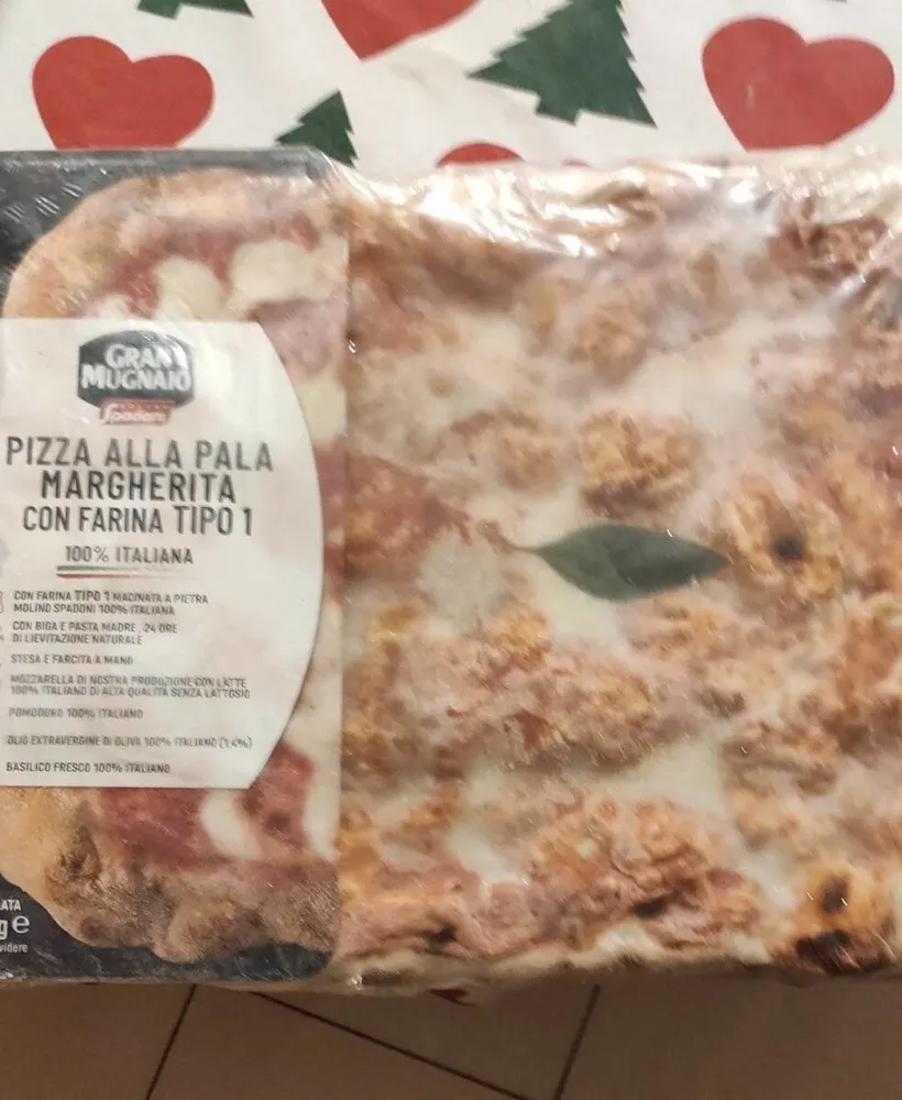 PIZZA ALLA PALA MARGHERITA CON FARINA TIPO 1