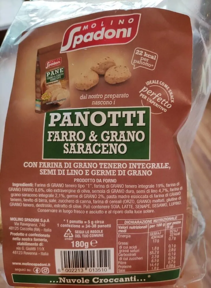 Panotti farro & grano saraceno