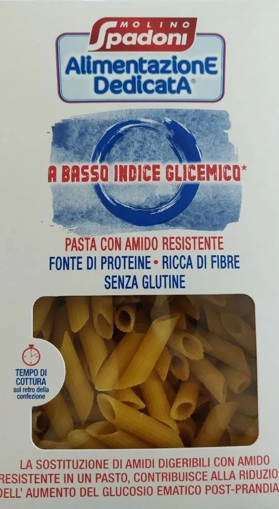 Pasta con amido resistente