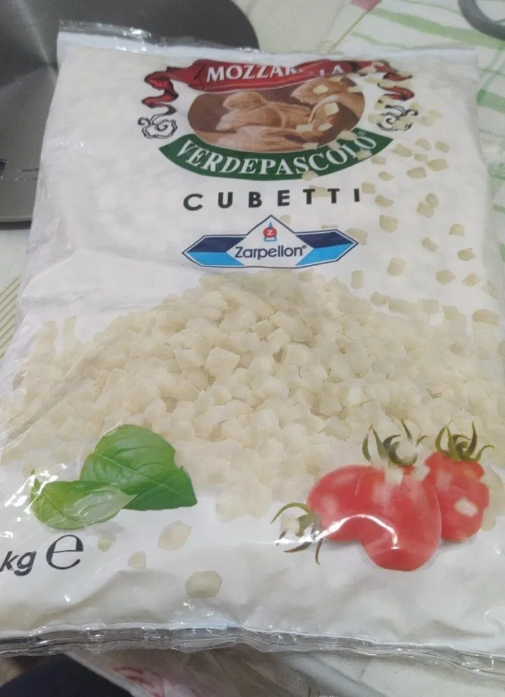 Mozzarella cubetti verdepascolo