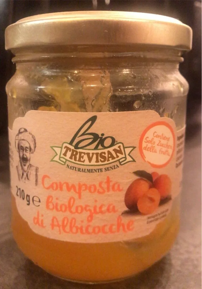 Composta biologica di albicocche