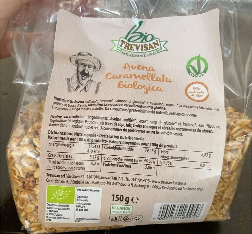 Avena caramellata biologica