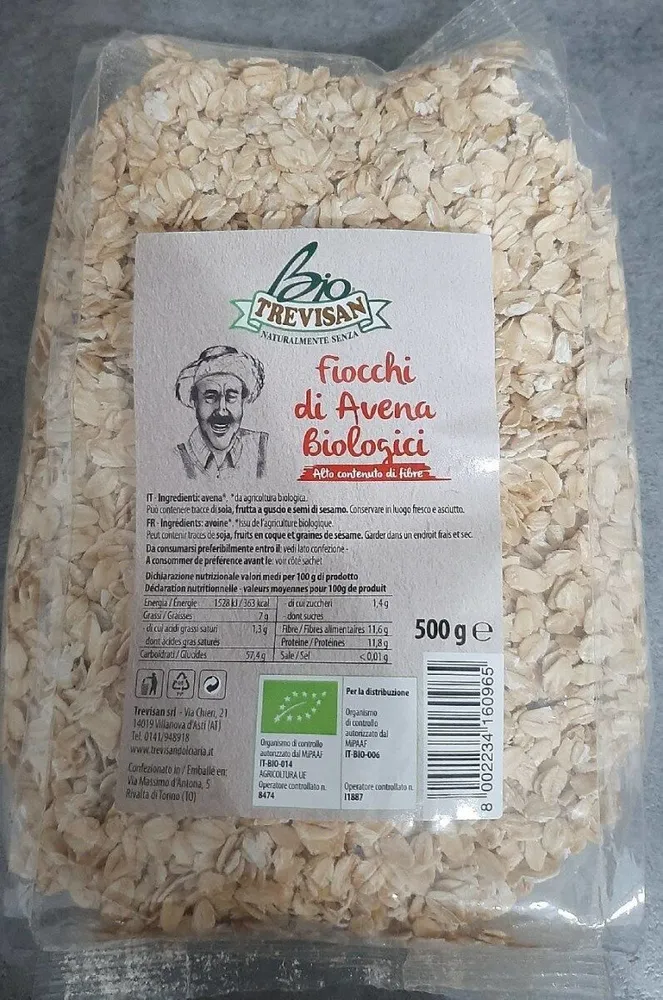 Fiocchi di avena biologici