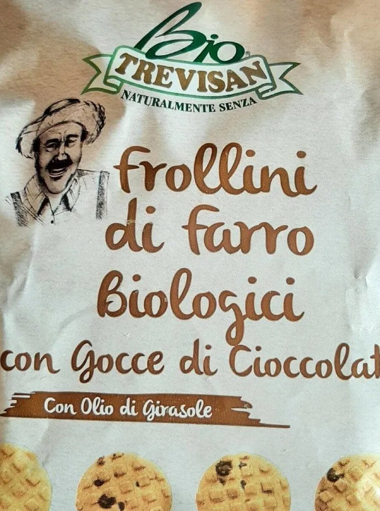 Frollini di farro biologici con gocce di cioccolato