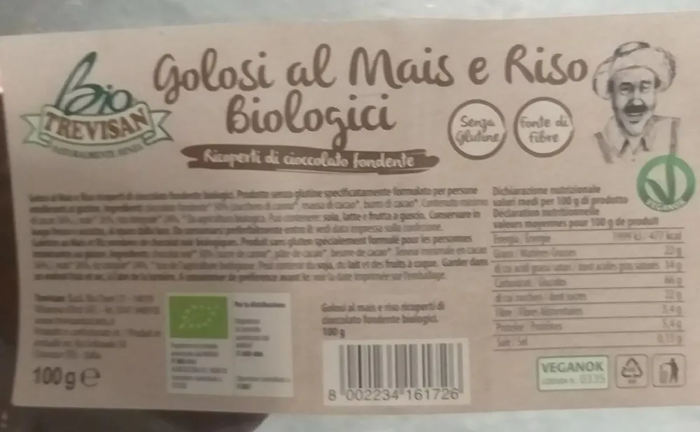 Golosi al Mais e Riso Biologici