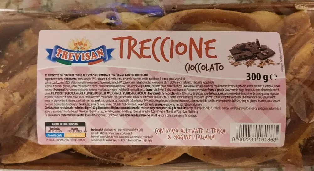 Treccione cioccolato