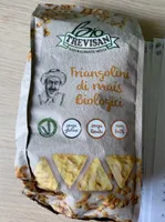 Triangolini di mais biologici