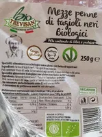 Mezze penne di fagioli neri bio Trevisan