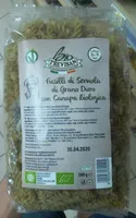 Fusili di semola di grano duro con canapa biologica