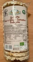 gallette riso e grano saraceno biologiche