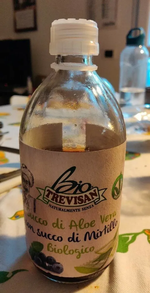 Succo di Aloe Vera con succo di mirtillo biologico