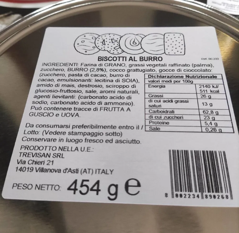 Biscotti al burro