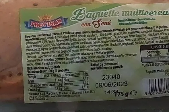 Baguette multicereali