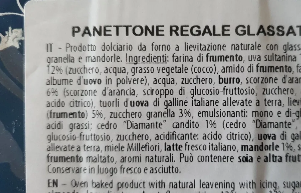 Panettone Regale Glassato