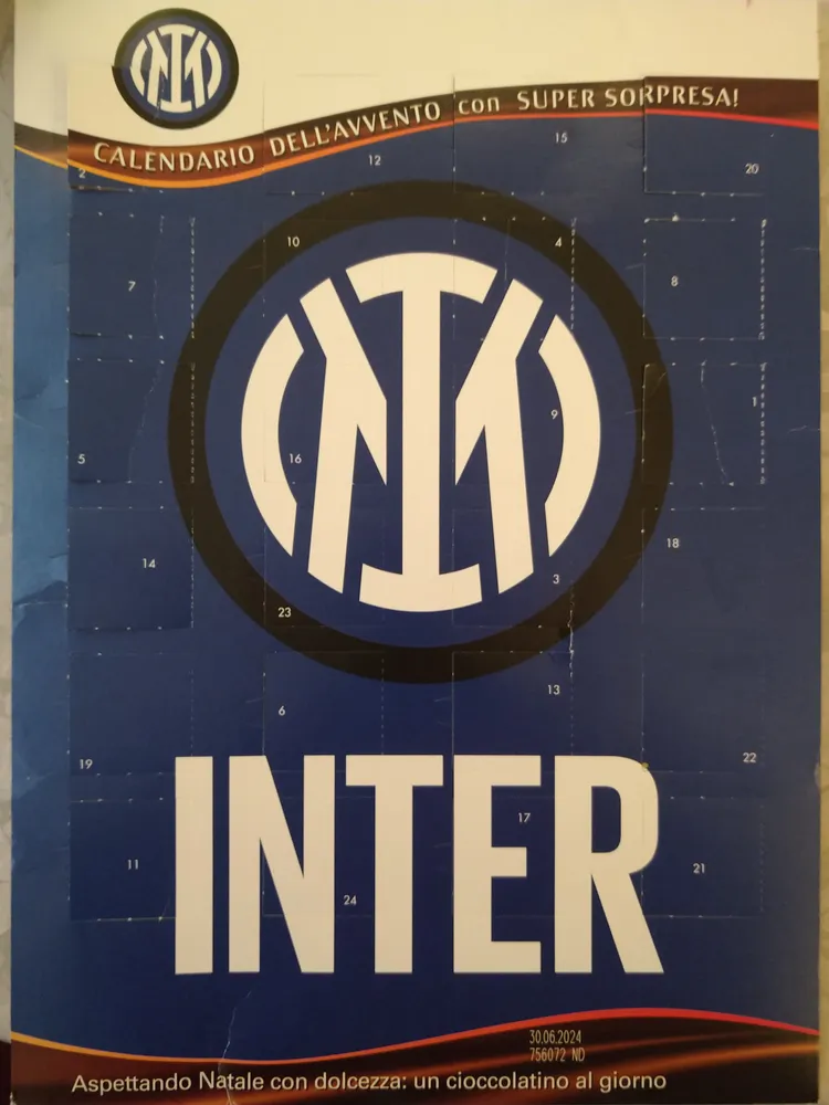 Calendario Avvento Inter