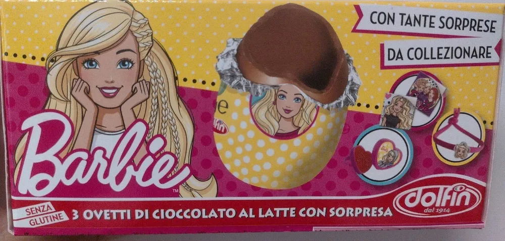 Barbie chocolate eggs