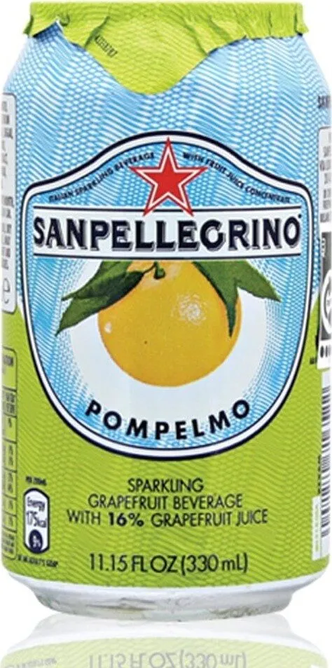 Agua Sparkling Con Jugo De Frutas Lata 330 ML Pompelmo