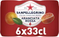 SAN PELLEGRINO Boisson pétillante au jus d'orange sanguine 33cl x6