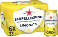 SANPELLEGRINO boisson pétillante au jus de citron 6 x 33cl