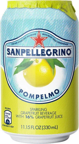 Refresco de pomelo con gas
