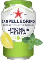 SANPELLEGRINO bois pétillant au jus de citron&d'extrait de menthe33cl