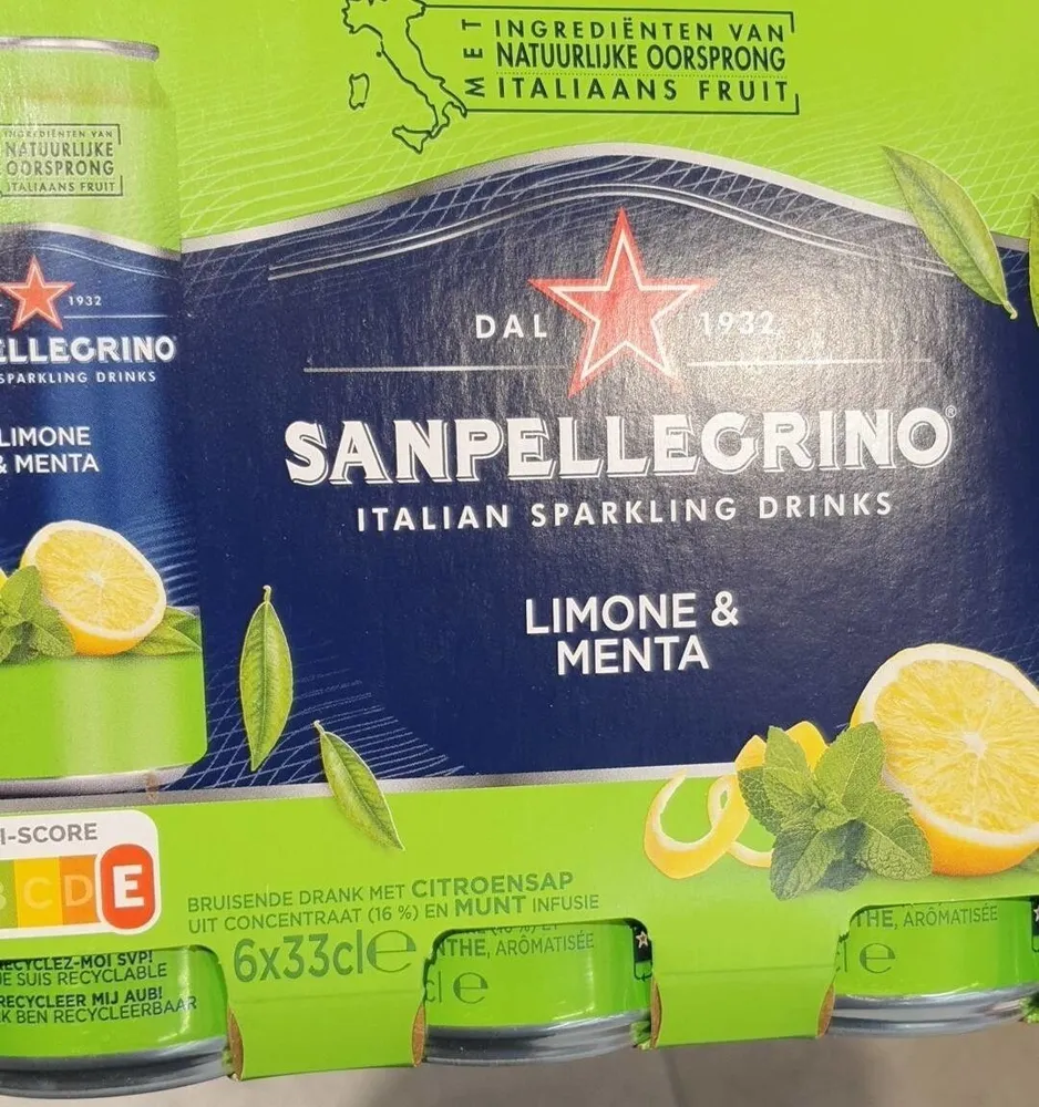 San Pellegrino Limone & Menta 6*33cL