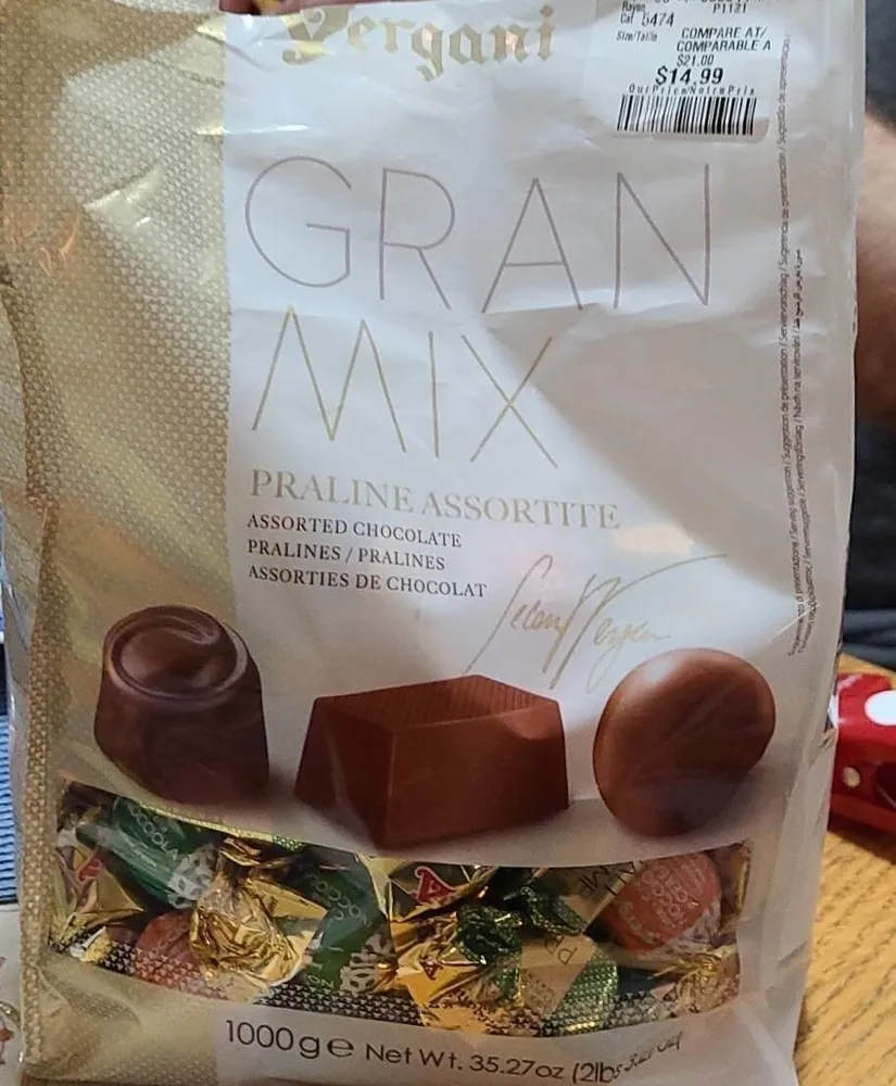 Assorted chocolate pralines
