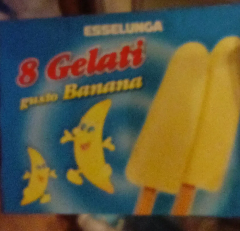 Gelato gusto banana