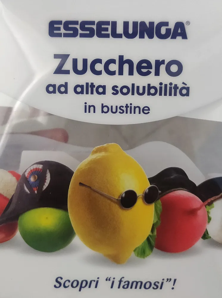 Zucchero ad alta solubilità in bustine