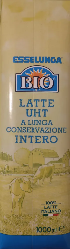 latte UHT intero a lunga conservazione