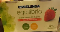 Yogurt magro fragola in pezzi