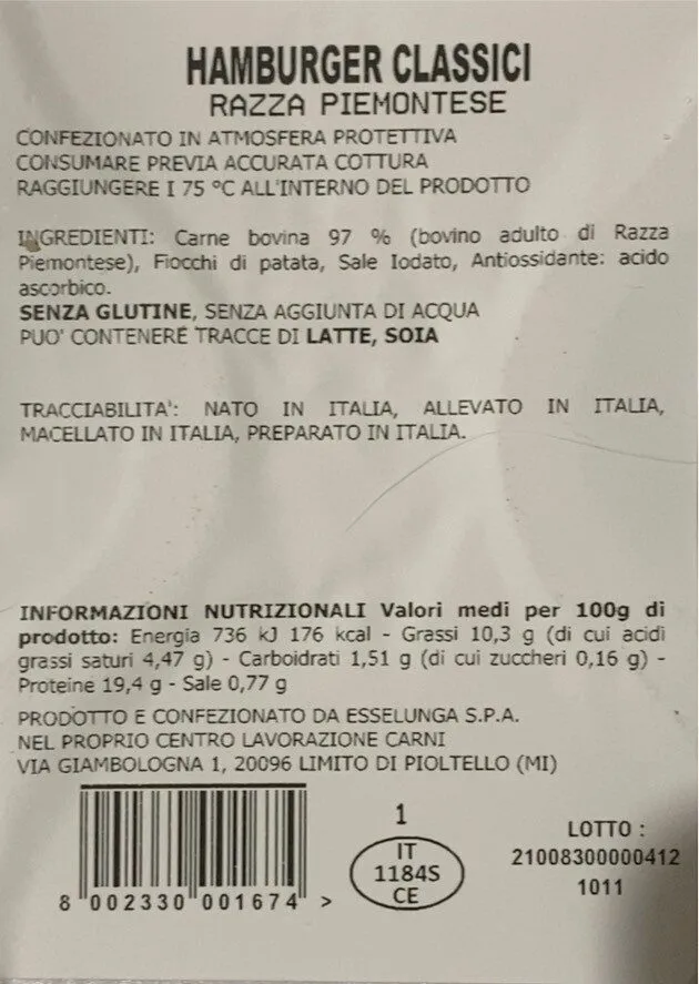 hamburger classici