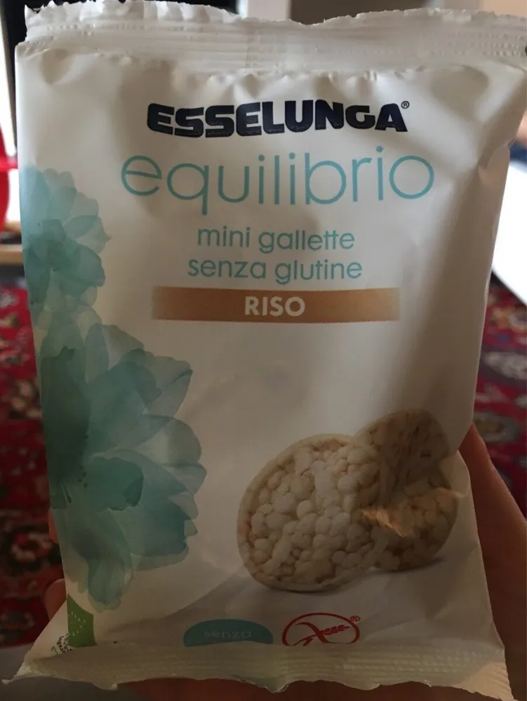Mini gallette di riso senza glutine