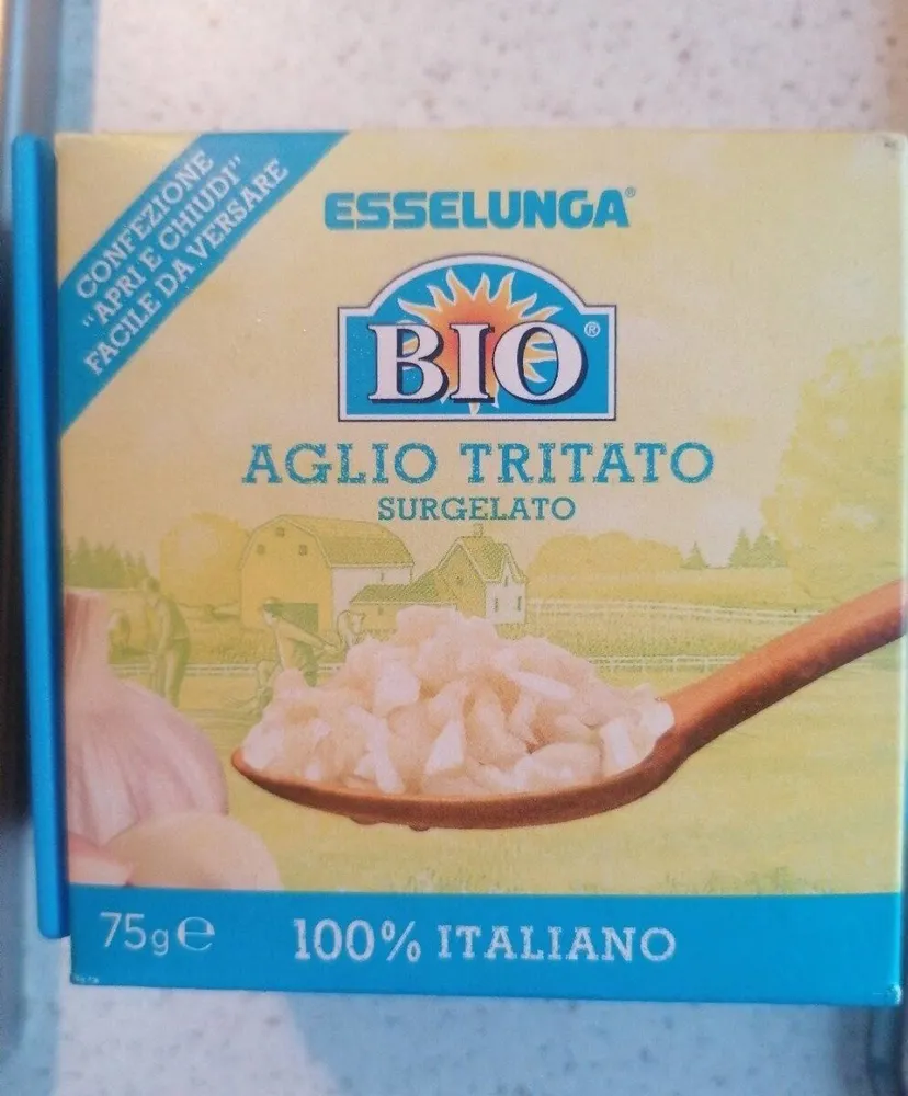 Aglio tritato surgelato