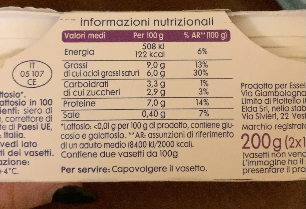 Ricotta fresca