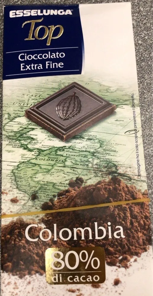 Colombia cioccolato extra fine 80% cacao