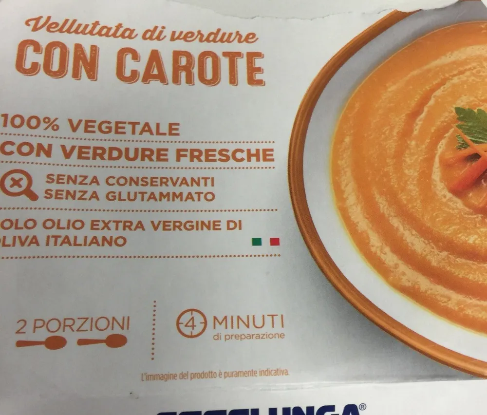 Vellutata di verdure con carote