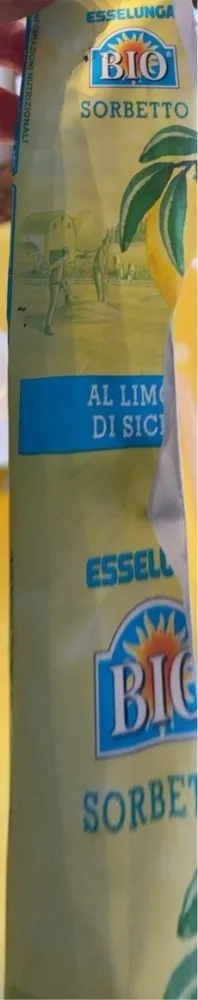 Sorbetto bio limone