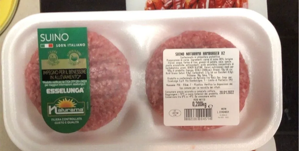 Hamburger suino