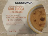 Crema di verdure con zucca e castagne