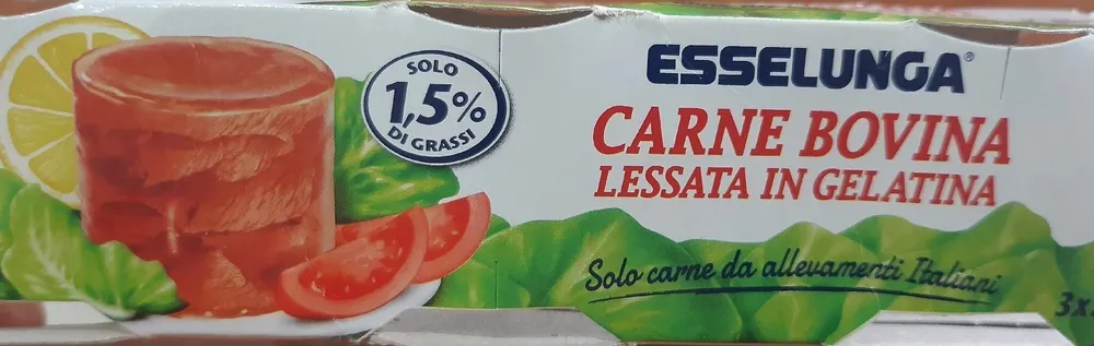 Carne bovina lessata in gelatina