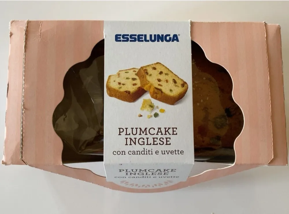 Plumcake inglese con canditi e uvette
