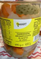 Giardiniera aromatizzata in aceto bianco