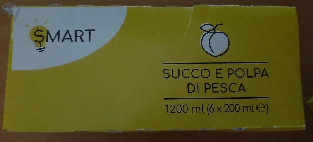 Succo e polpa di pesca