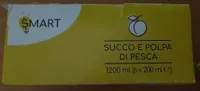 Succo e polpa di pesca